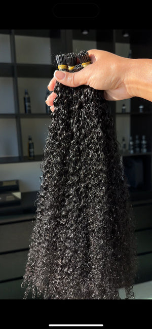 Luxe I-Tip extensions - Kinky curly