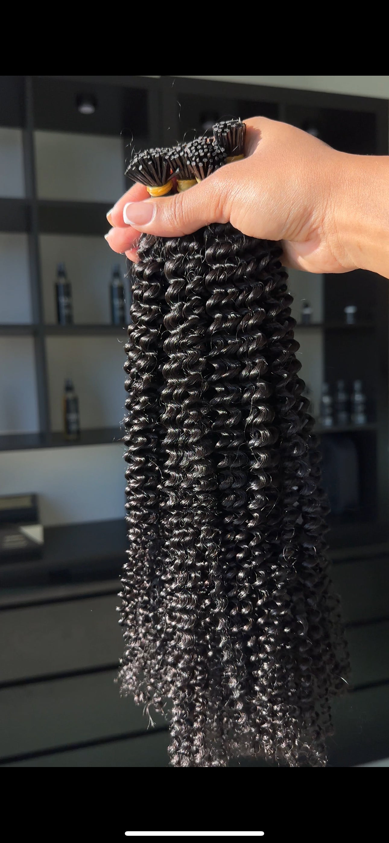 Luxe I-Tip extensions - Kinky curly