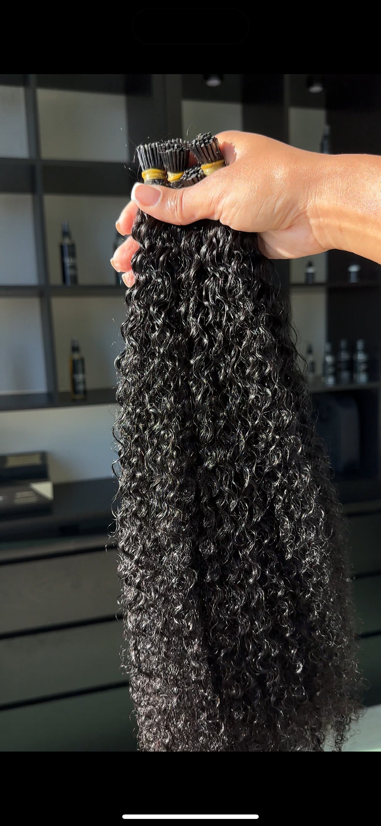 Luxe I-Tip extensions - Kinky curly