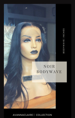 Noir Bodywave Unit | Lace Front Wig Unit (13x6)